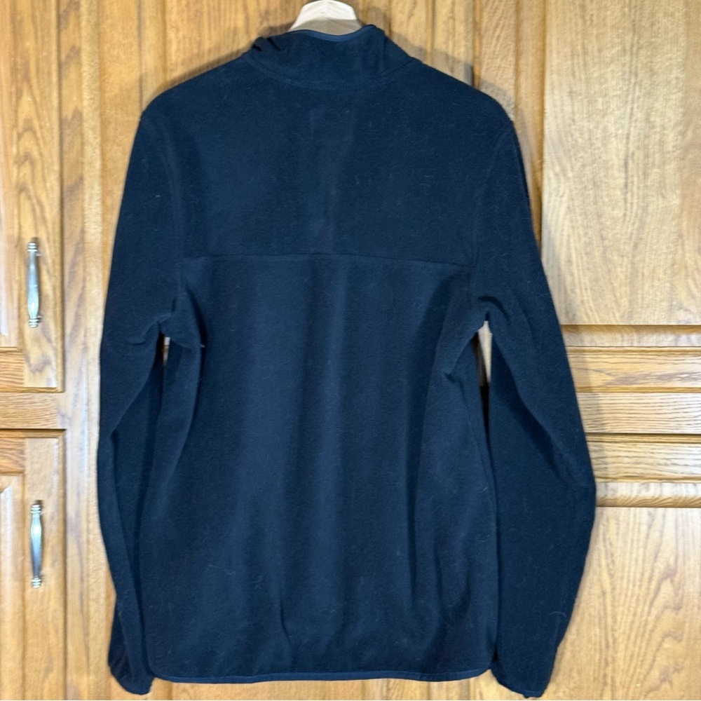 Roots73 Black Microfleece Pullover Lightweight Cozy Women’s Large - Picture 6 of 8